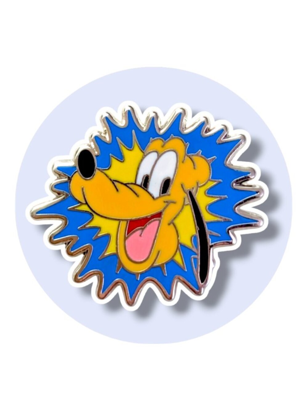Pluto Disney Pin: Blue Starburst